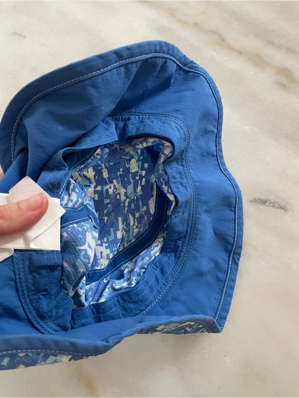Columbia Blue Digital Camo Sun Hat kids